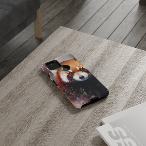 Red Panda in Watercolor - Impact Resistant Phone Case